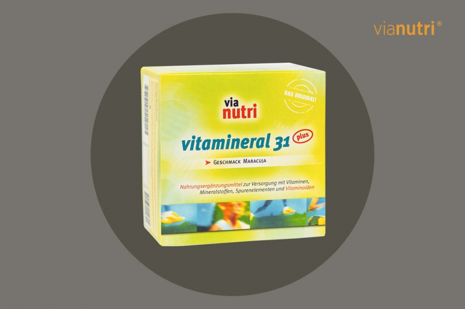 Einzelpack vitamineral 31 plus 30 Portionen Geschmack Maracuja jetzt online kaufen bei vianutri