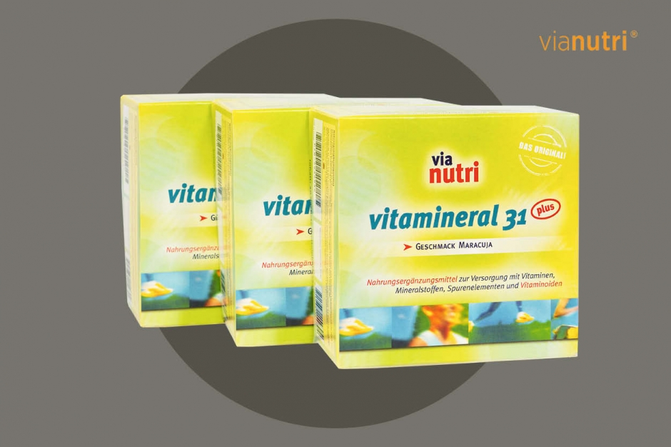 Dreierpack vitamineral 31 plus Geschmack Maracuja jetzt online kaufen bei vianutri